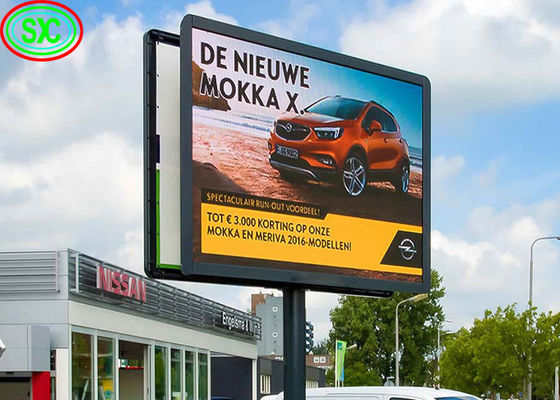 Bon prix P6 P8 P10 Publicité en extérieur Écran d'affichage publicitaire commercial à LED fixe 960x960 mm en ligne
