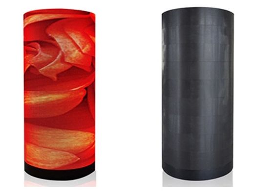 rideau visuel mené flexible 280W/m2 en 900nits P1.5 P1.6 P1.875