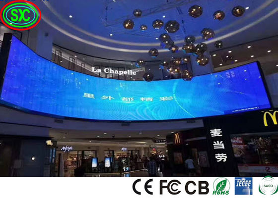 Bon prix Écran LED à scène incurvée intérieur 1100cd/M2 P3.91 240W/M2 écran de fond de scène à LED en ligne