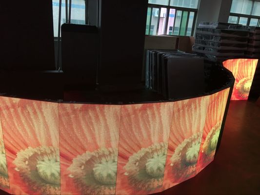 Bon prix L'étape LED examine des activités montrent à éclat extérieur de la haute 5000 d'écrans de LED l'armoire visuelle du mur P3.91 P4.81 500x500mm en ligne