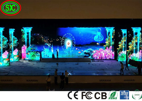 Bon prix Écran visuel de panneau de la publicité LED de fond du mur P3 HD d'affichage à LED de l'étape SMD d'intérieur en ligne