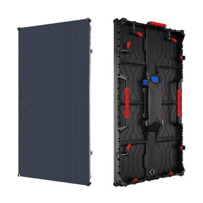 Écrans LED à fond de scène en couleur flexible P4.81 Mur vidéo publicitaire intérieur