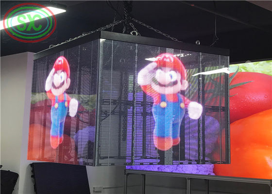 Installation et entretien sans effort avec le poids de l'armoire 6,2 kg mur vidéo LED transparent