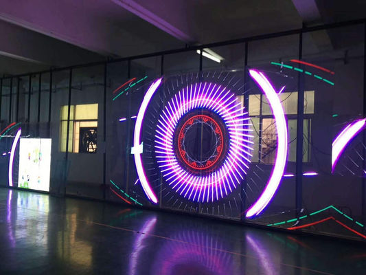 Écran transparent à LED, conception d'armoire légère pour un écran LED transparent supérieur