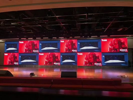 Bon prix Le rideau mené en fond d'étape, étape d'intense luminosité a mené l'armoire visuelle du mur I500X500MM, 5500 éclat, système de nova en ligne