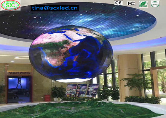 Écran LED globe de 320*160 mm avec certification FCC