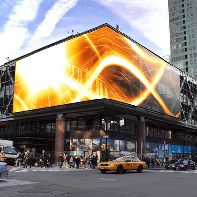 Bon prix affichage à LED transparent en verre flexible de la maille ISO2001 de rideau en 6500cd/m2 9500K LED en ligne