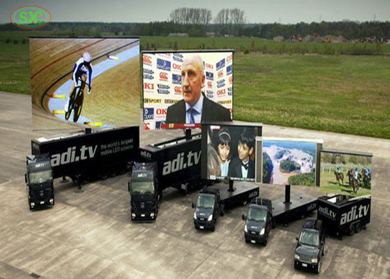Bon prix Le mobile commercial polychrome de remorque du smd P6 extérieur a mené l'affichage de camion pour annoncer la commande de HD dans le théâtre en ligne