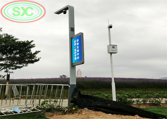 Bon prix Contrôle de Colud avec l'affichage à LED extérieur de lumière de poteau du système P 6 de GPS pour l'advertisng de marque en ligne