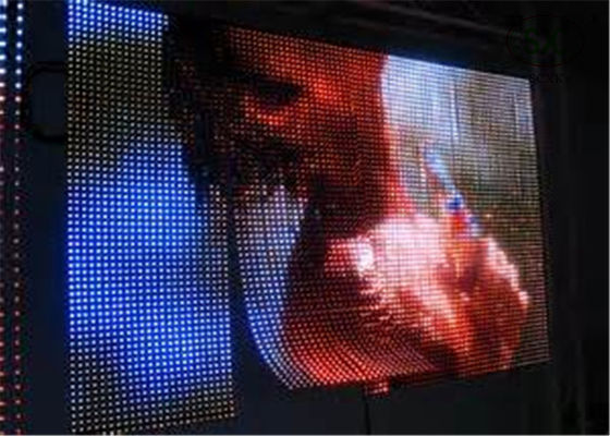 Bon prix Affichage à LED De rideau en exposition SMD5050 P37.5 de centre commercial, écran visuel de LED en ligne
