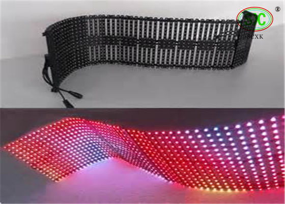 Bon prix SMD5050 P37.5 extérieur RVB 3 dans 1 rideau de haute résolution en affichage à LED en ligne