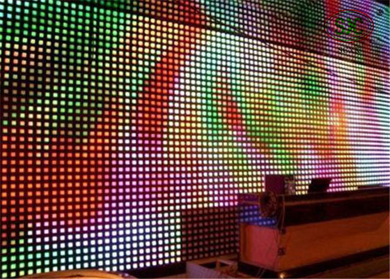 Bon prix L'affichage à LED De rideau en supports publicitaires P25, PLONGENT 346 le haut écran de la définition LED en ligne