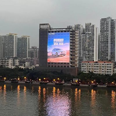 Bon prix Écran en verre extérieur transparent de la publicité LED d'affichage à LED de SCX LED P3.91 -7,82, 7500 éclat, armoire de 1m x1m en ligne