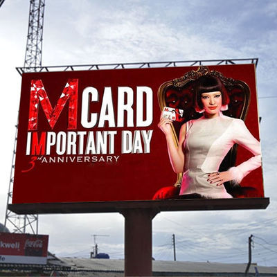 L'affichage d'écran mené polychrome extérieur ouvert de l'armoire p6 de service arrière imperméable de P10 ip65 a mené le panneau 320* 160mm pour l'adverti