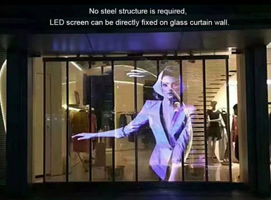 Améliorez votre système d'affichage avec un écran numérique transparent de 6,2 kg