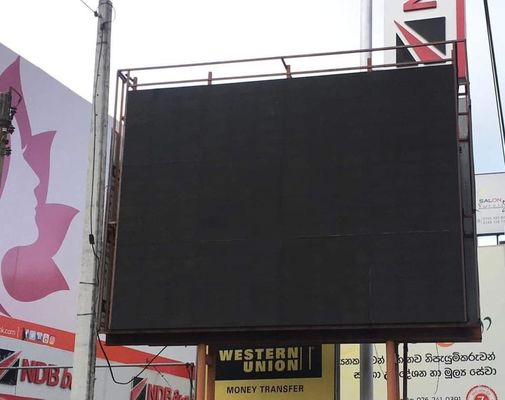 L'affichage d'écran mené polychrome extérieur ouvert de l'armoire p10 de service arrière imperméable de P10 ip65 a mené le panneau 320* 160mm pour l'adverti