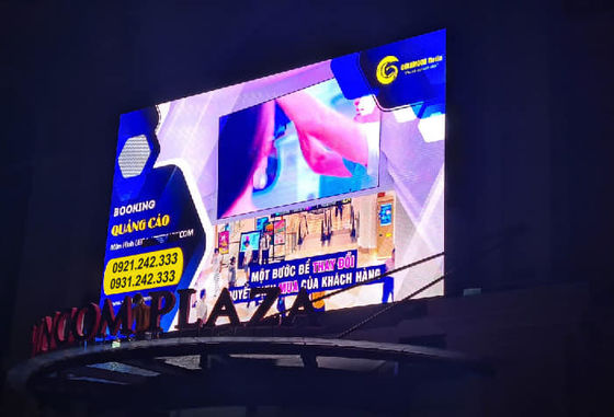Bon prix Affichage LED extérieur P10 Nova Système étanche en fer 960*960 Écran LED Publicité avec 7000 luminosité En ligne