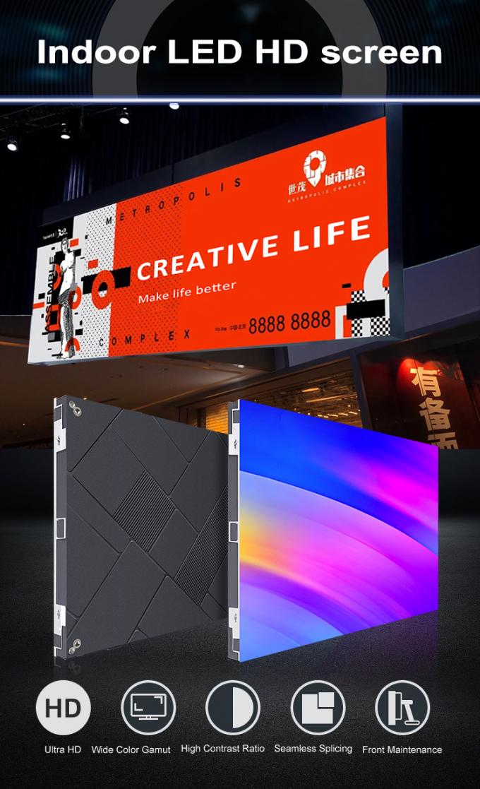 Logo personnalisable Affichage LED plein couleur intérieur avec une livraison et des performances rapides 0