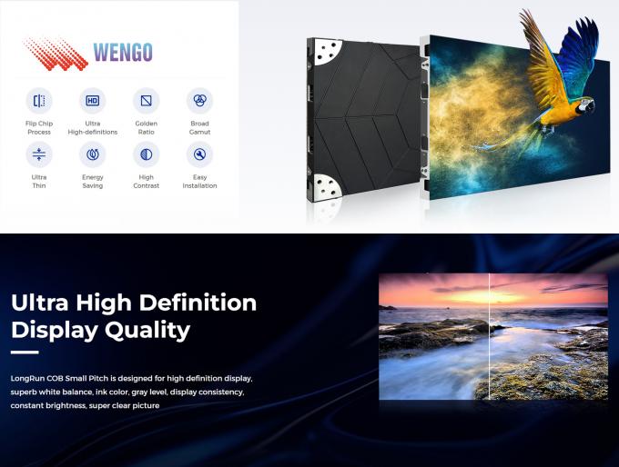 Syst&egrave;me de contr&ocirc;le Nova Star 600*337.5mm &Eacute;cran LED en aluminium moul&eacute; sous pression &agrave; petite distance pour la publicit&eacute; P0.9 P1.25 P1.56 16 9 2